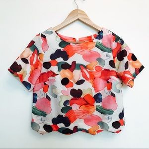 Multi-Colored Crop Top